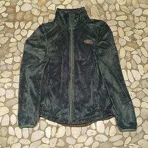 The North Face Fuzzy Green Fleece Women's Small